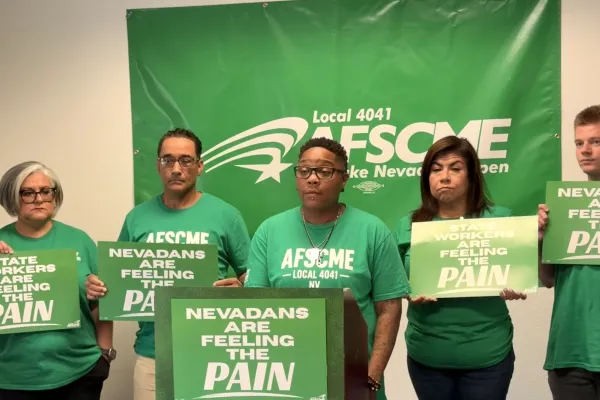 AFSCME Local 4041 members speaking out about Desert Willow Treatment Center Closure