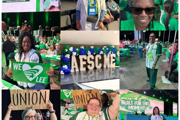 AFSCME Local 4041 members at Convention 2026