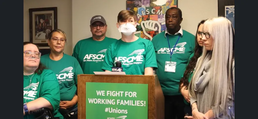 AFSCME members against studio giveaway