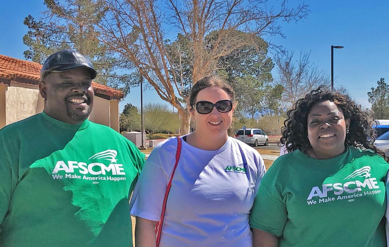 AFSCME Local 4041 Members in Las Vegas find strength in numbers to stop scheduling changes at their worksite