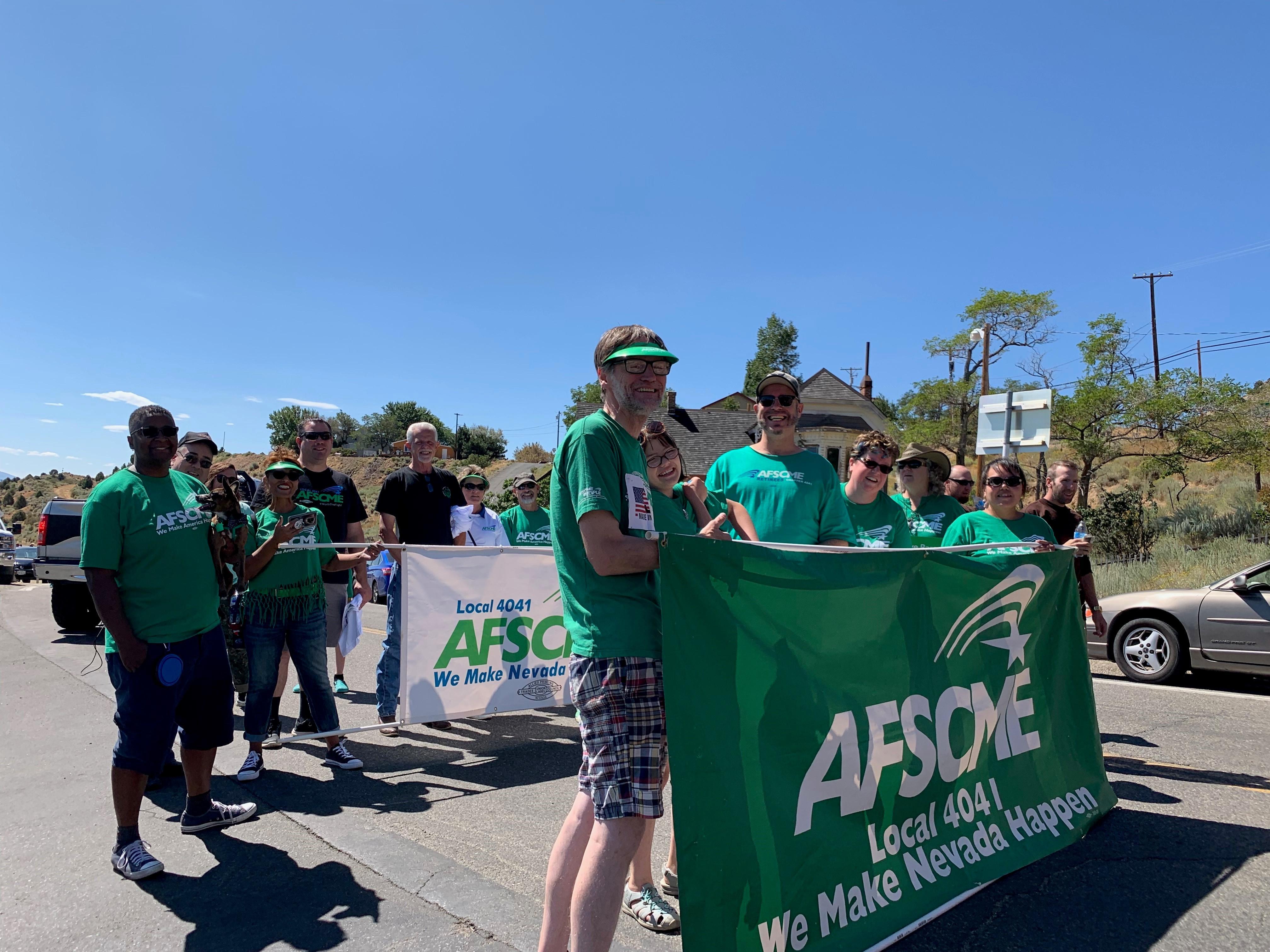 AFSCME Local 4041 at Virginia City Labor Day Parade