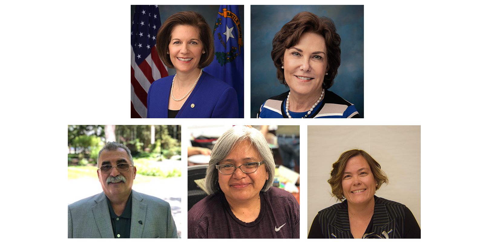 AFSCME Local 4041 members are joined by Nevada Senators Catherine Cortez Masto and Jacky Rosen to urge the Senate to send aid to state and local governments