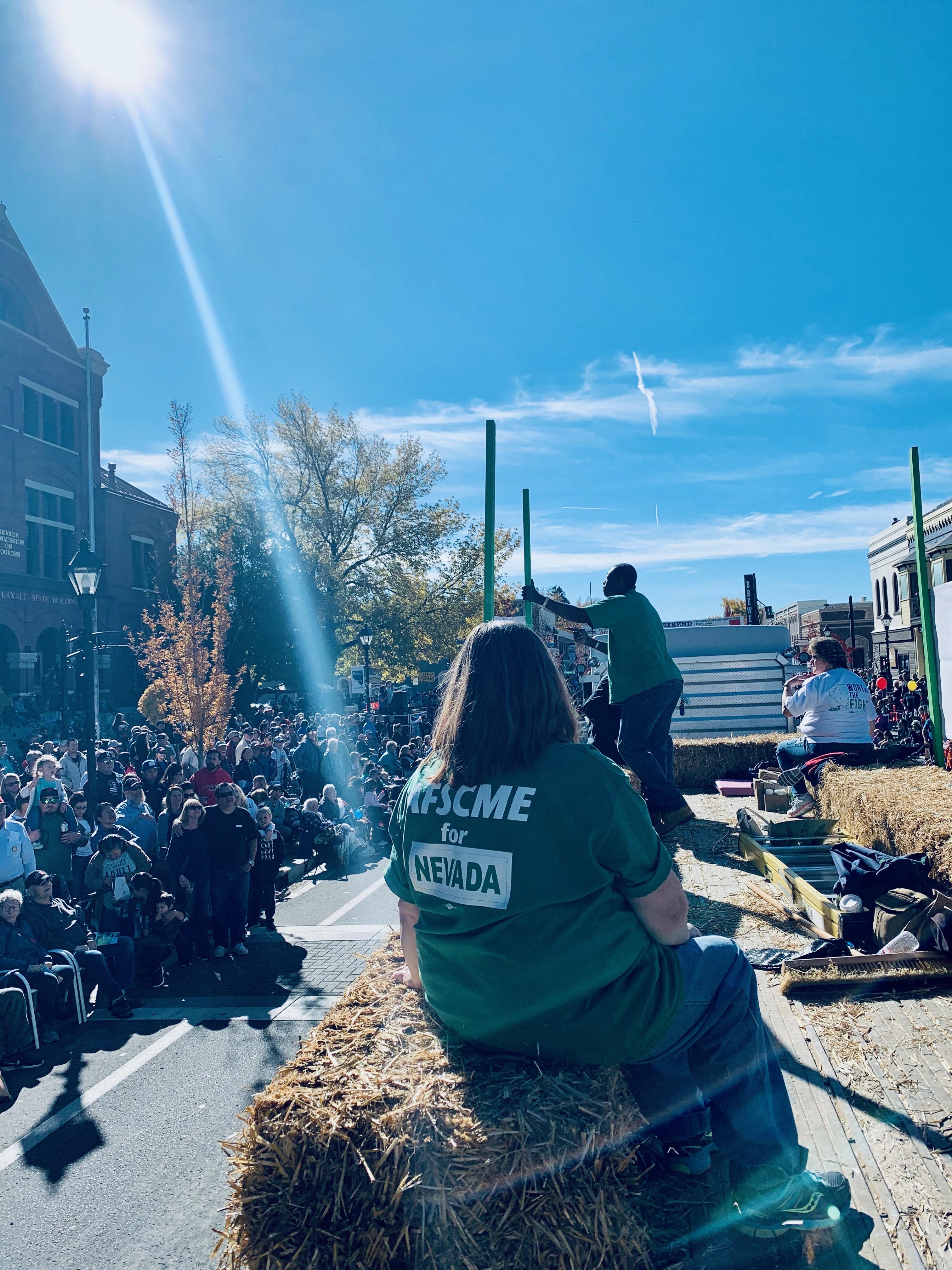 AFSCME Local 4041 members at the 2019 Nevada Day Parade in Carson City. 